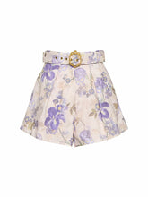 Zimmermann lilac floral print shorts